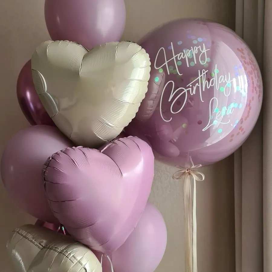 Lilac hearts